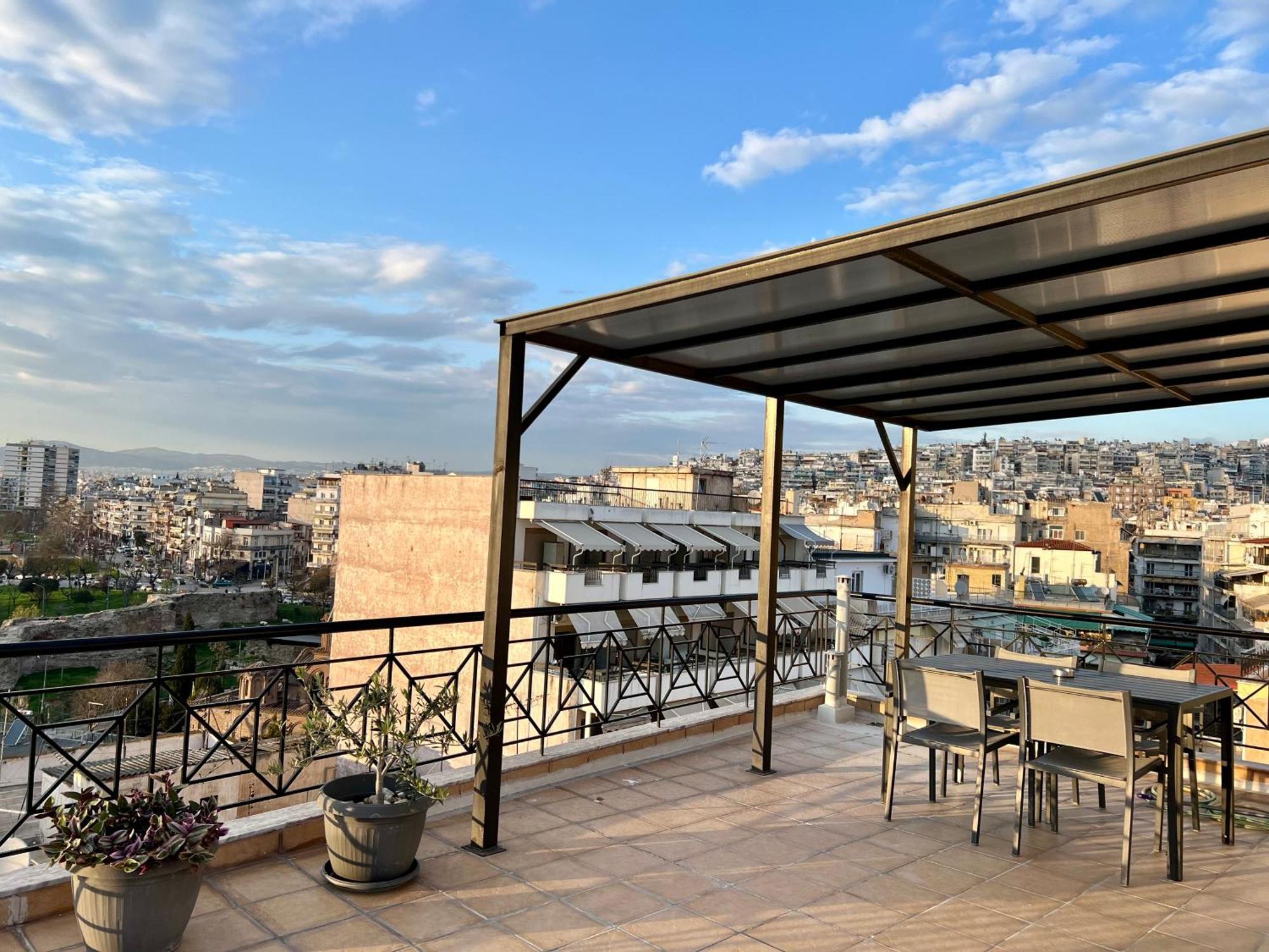 180° Rooftop View เทสซาโลนิกิ ภายนอก รูปภาพ